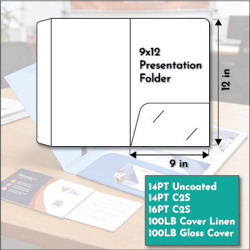 9 x 12 Folder Stock